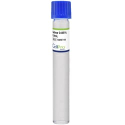 Alkali Scientific&nbsp;Saline 0.85% 9.9mL Screw Cap Tube, 10/Pk