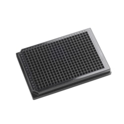 Alkali Scientific&nbsp;ASI&trade; 384 Well Black Cell Culture Plate with Lids, Flat Bottom, Sterile, 100/Case, Tissue Culture Treated