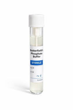 Alkali Scientific&nbsp;Butterfield’s Phosphate Buffer Swabs, 5mL Buffered Sampling Swab Tubes, Sterile, 100/Case