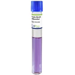 Alkali Scientific&nbsp;Purple Broth w/Mannitol and Durham Tube 8mL, 10/Pk