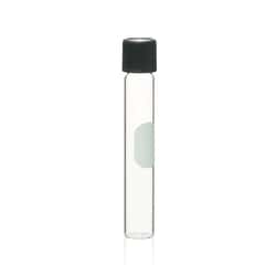 Alkali Scientific&nbsp;CellPro&trade; Screw Cap Culture Tubes with Phenolic Caps and White Marking Area, Flat Bottom, Silicone Rubber Liner, 34mL, 20x150mm, 100/Pk