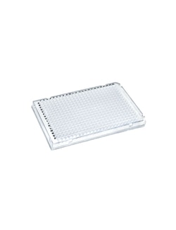 Alkali Scientific&nbsp;ProCycle&trade; 30µL 384 Well Rigid&trade; PCR Plate, Full Skirt, A24 & P24 Notches, Polycarbonate Frame, 10/Pack, Clear Frame, White Well
