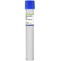 Alkali Scientific&nbsp;Saline 0.85% 9mL Screw Cap Tube, 10/Pk