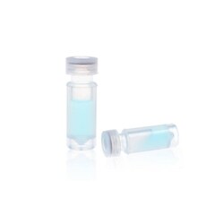 Alkali Scientific&nbsp;0.75mL 11mm PP Snap Top Micro Vial Transparent Conical Bottom. 12x32mm, 100/Pk