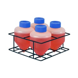 Alkali Scientific&nbsp;500mL Conical Centrifuge Tube Rack. Holds 4 tubes.