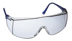 Alkali Scientific&nbsp;Safety Glass, UV coated clear lens, Blue frame / EACH