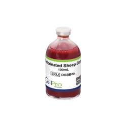 Alkali Scientific&nbsp;Defibrinated Sheep Blood 100mL Bottle,1/Pk