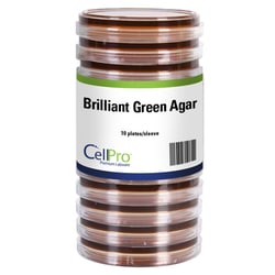 Alkali Scientific&nbsp;Brilliant Green Agar 20mL Plate, 10/Pk