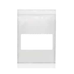 Alkali Scientific&nbsp;Reclosable Specimen Bags with Zip Lock Closure and Marking Area, LDPE, 40 µm Thickness, 120x170mm, 6,000/Case