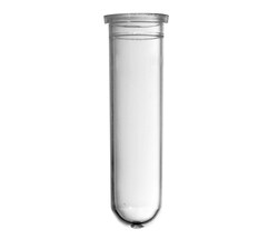 Alkali Scientific&nbsp;2.0mL Receiver Tube, Round Bottom, without Cap, Natural Color, 500/Pack