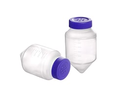 Alkali Scientific&nbsp;600mL Bio Reaction Tubes with .22um Vent Cap, Polypropylene, STERILE, Individually Wrapped, GMP Grade, 1/Pk, 32/Case