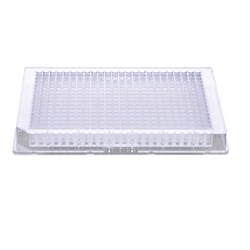 Alkali Scientific&nbsp;CellPro&trade; 384 Well Clear Square ELISA Plate, 10/Pk, 40/Case, High Bind/ Sterile