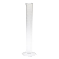 CELLTREAT Scientific Products&nbsp;250mL Graduated Cylinder, Polymethylpentene, Non-sterile, Case Quantity 4