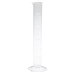 CELLTREAT Scientific Products&nbsp;50mL Graduated Cylinder, Polymethylpentene, Non-sterile, Case Quantity 6