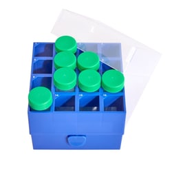 CELLTREAT Scientific Products&nbsp;Storage Box, 50mL Centrifuge Tubes, 16 Place, Polypropylene, Case Quantity 4