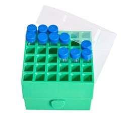 CELLTREAT Scientific Products&nbsp;Storage Box, 15mL Centrifuge Tubes, 36 Place, Polypropylene, Case Quantity 4