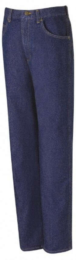MSC&nbsp;RedKap Men Denim Jeans, 100% Cotton, 40 in. x 32 in., 1 ea.