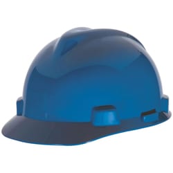 MSC&nbsp;MSA V-Gard Slotted Cap, Type I, Class E, Blue, 1 ea