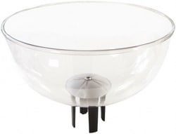 MSC&nbsp;Tensator Merchandising Impulse Bowl, Polycarbonate, 325.5 mm Diameter, 1 ea