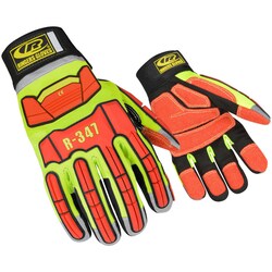 MSC&nbsp;RINGERS LTHR/POLY CR GLVS