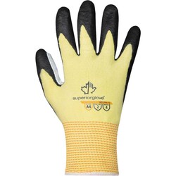 MSC&nbsp;Cestus Work Glove, 13g HPPE, Foam Nitrile, 1 ea.