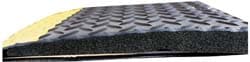 MSC&nbsp;NoTrax Anti-Fatigue Mat, Vinyl, Diamond-Plate, 2 ft x 3 ft, 1 ea
