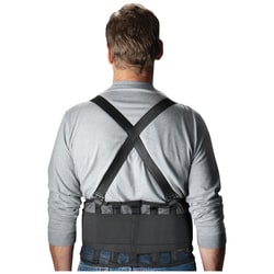MSC&nbsp;PIP Back Support Belt, Nylon Mesh, 9 in., XL, 1 ea.