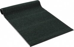 MSC&nbsp;Pro-Safe Poly Carpet Entrance Mat, Moss Green, Ribbed, 4 ft. x 8 ft., 1 ea