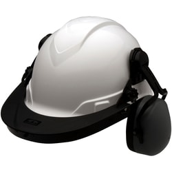 MSC&nbsp;Pyramex Full Brim Hard Hat, Ridgeline, 6-Point Ratchet, 1 ea.