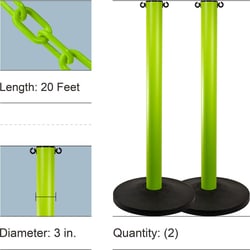 MSC&nbsp;HD STANCHION KIT W/CHAIN