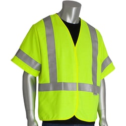 MSC&nbsp;PIP Fire-Resistant Vest, Solid Westex&reg; DH, Hi-Vis Yellow, 2XL, 1 ea