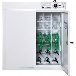 MSC&nbsp;Groz UV Germicidal Sanitizer Cabinet, 36 Safety Glasses Capacity, 15 Minute Timer, 1 ea