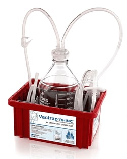 Foxx Life Sciences&nbsp;Vacuum Trap System, Safety Coated Glass Bottles 2L