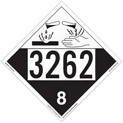 MSC&nbsp;LABEL PLACARD CORROSIV