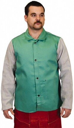 MSC&nbsp;COLLAR LEATHER SLV JACKET