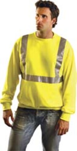 MSC&nbsp;HI-VIS LT WGT SWEATSHIRT
