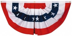 MSC&nbsp;PLEATED FULL FAN FLAG