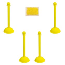 MSC&nbsp;PLSTC STANCHION&CHAIN KIT