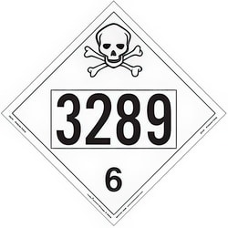 MSC&nbsp;LABEL PLACARD PSN/TOXC