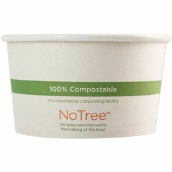 Enterprise Technology Solutions&nbsp;World Centric  Bowls,NoTree,Bio-Based,Oil/Grease-Resistant,f/Hot&ColdFood,PlantFiber,Paper,12oz,500/CT,Natural