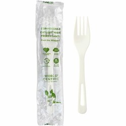 Enterprise Technology Solutions&nbsp;World Centric  Cutlery,Fork,BioBased,Reusabl,TPLA,Wrapped,6.3