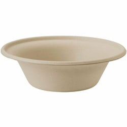 Enterprise Technology Solutions&nbsp;World Centric  Bowls,NoAddedPFAS,f/Hot&ColdFood,Moisture/Grease-Resist,GlutenFree,PlantFiber,11.5oz,1000/CT,Natural