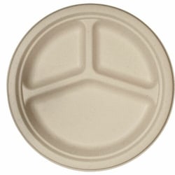 Enterprise Technology Solutions&nbsp;World Centric  Plates,PlantFiber,Grease/MoistureResist,GlutenFree,Compost,NoAddedPFAS,10