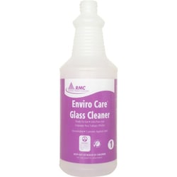Enterprise Technology Solutions&nbsp;Rochester Midland Corporation  Glass Cleaner Spray Bottle, 1 Qt, Clear Frosted