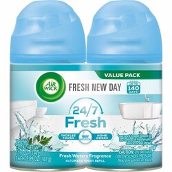 Enterprise Technology Solutions&nbsp;Reckitt Benckiser  Freshmatic Refill, Fresh Waters, 6.17 oz, 2/PK, Clear