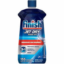 Enterprise Technology Solutions&nbsp;Reckitt Benckiser  Liquid Rinse Agent, Jet Dry, Original, 16oz, Blue