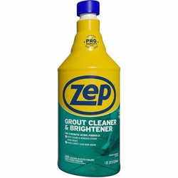 Enterprise Technology Solutions&nbsp;Zep Commercial  Cleaner/Brightener,RTU,f/Tinted Grout,1 Quart/32oz,Clear