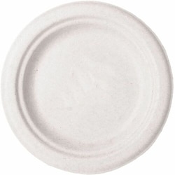 Enterprise Technology Solutions&nbsp;Vegware  Plates,Plant-Based,Natural Fiber,No Added PFAS,Industrial Composting,6