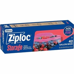 Enterprise Technology Solutions&nbsp;S.C. JOHNSON & SON, INC  Storage Bags,Stand-Up Bottom,Gallon,42/BX