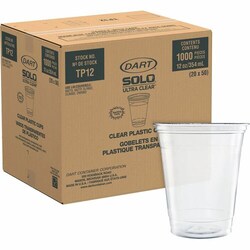 Enterprise Technology Solutions&nbsp;Solo Cup Company  Cups,f/Cold Drinks,PET,12oz,50/PK,20PK/CT,Clear